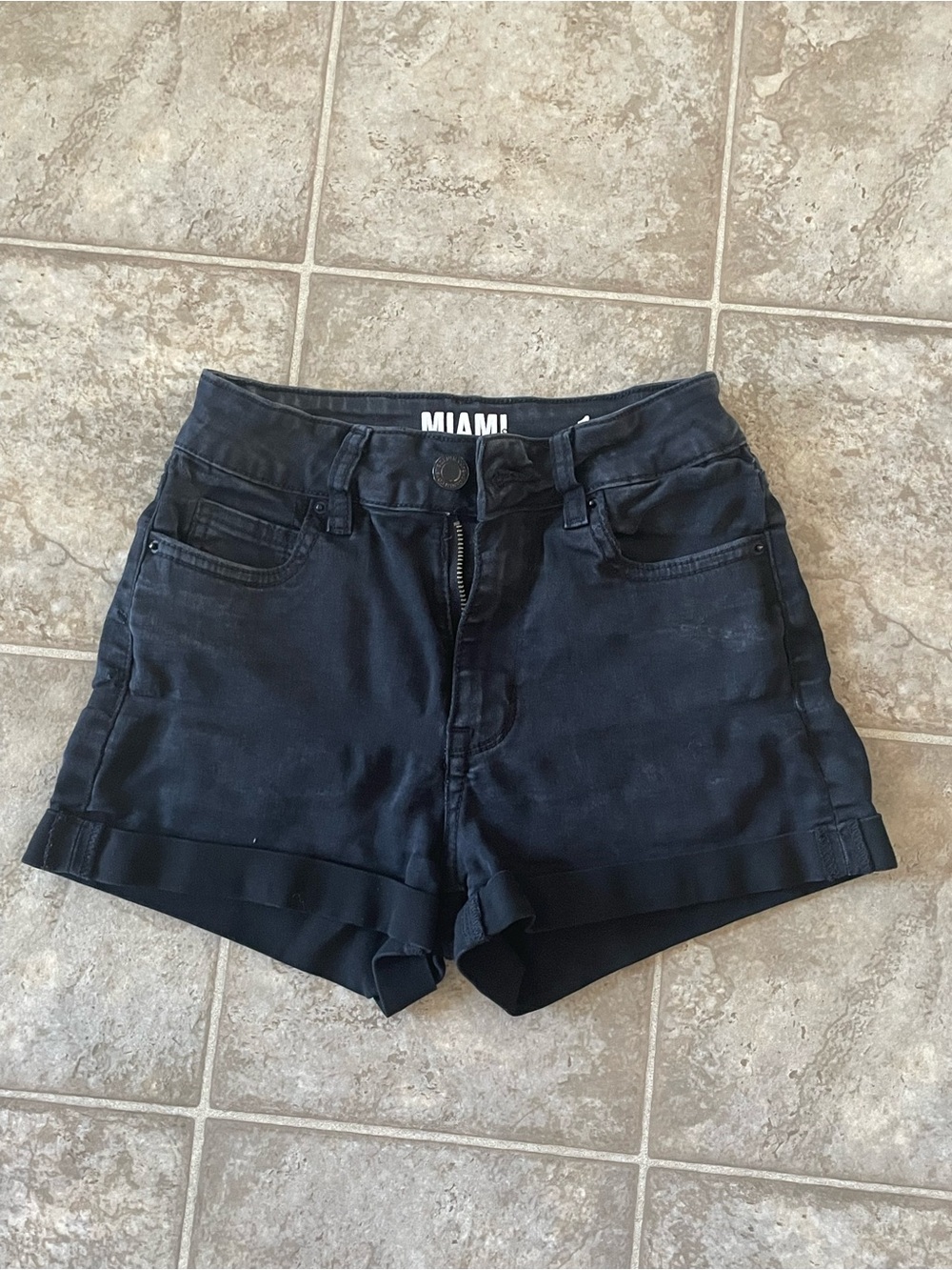 Denim shorts